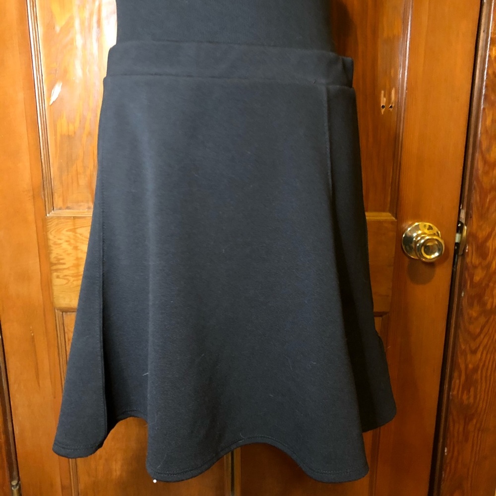 Short black skirt